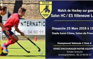 Match Hommes Salon / Villeneuve Loubet Dimanche 25 Mars 2018