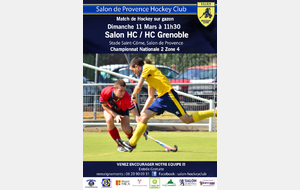 Match Senior Hommes Salon HC / HC Grenoble